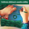 100 PCS Chenille Stem, Bump Chenille Stems, Green Pipe Cleaners