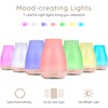 Homeweeks Diffusers, 100ml Colorful Essential Oil Diffuser with Adjustable Mist