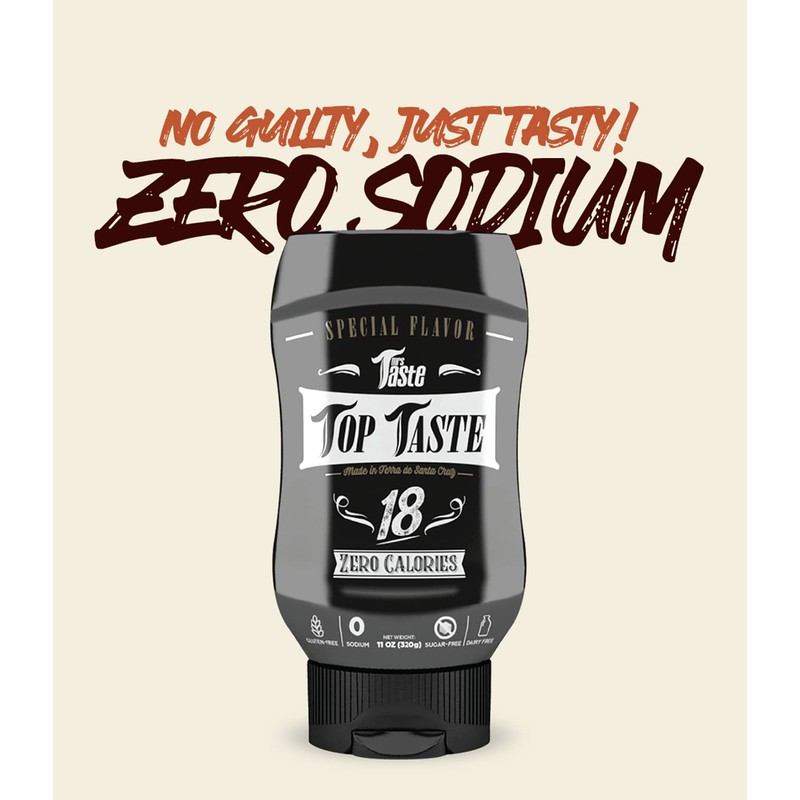 Mrs Taste Sugar Free Sauce, Zero Calories, Zero Sodium, Zero