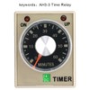 24VDC 60Minutes Power On Delay Timer Time Relay AH3-3(60M)