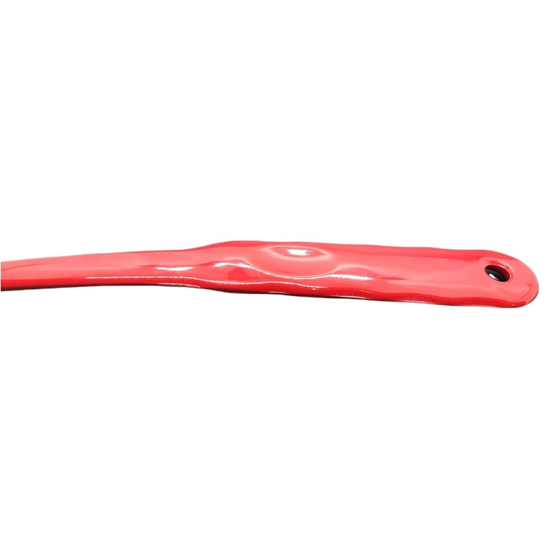 Handy Housewares 12.5" Long Handled Colorful Melamine Basting/Serving Spoon (Red,