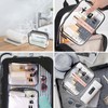 4 Pcs Clear Travel Toiletry Bag, TSA Approved Liquids Bag
