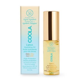 Coola SPF 30 Liplux Suncsreen Lip Oil, 70%+ Organic and Cruelty Free Formula, Made with Raspberry and Jojoba Oil, 4.2ml