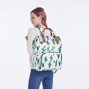 Atsabdas Cactus Print Diaper Bag Backpack for Mom Dad, Maternity