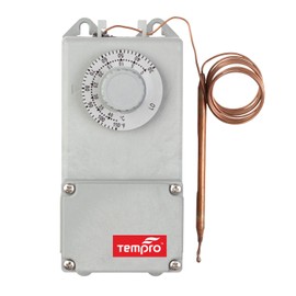 TEMPRO TP519 Industrial LINE Voltage Thermostat with Extended Sensor Heat OR Cool