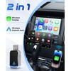 2025 Wireless Android Car & Carplay Wireless Adapter, 2-in-1 Stick