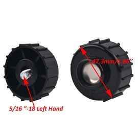 Realman Trimmer Head with Spool Retainers for Troy-Bilt TB10CS TB15CS TB20CS Ryobi 700r 700rVP Bolens BL100 BL160 Yard-Man YM20CS YM300 YM400 YM71SS YM70SS YM4570 (for Troy Bilt Ryobi)