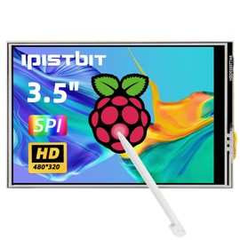 iPistBit Monitor táctil de 3,5 Pulgadas, Pantalla LCD TFT de 480x320 Compatible con Raspberry Pi 4/3/2/Zero/B/B+
