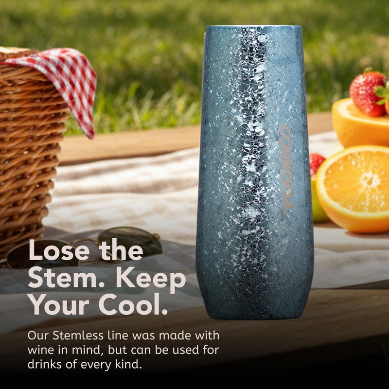 Corkcicle Stemless Flute - Chill Drinks for 9 Hours -