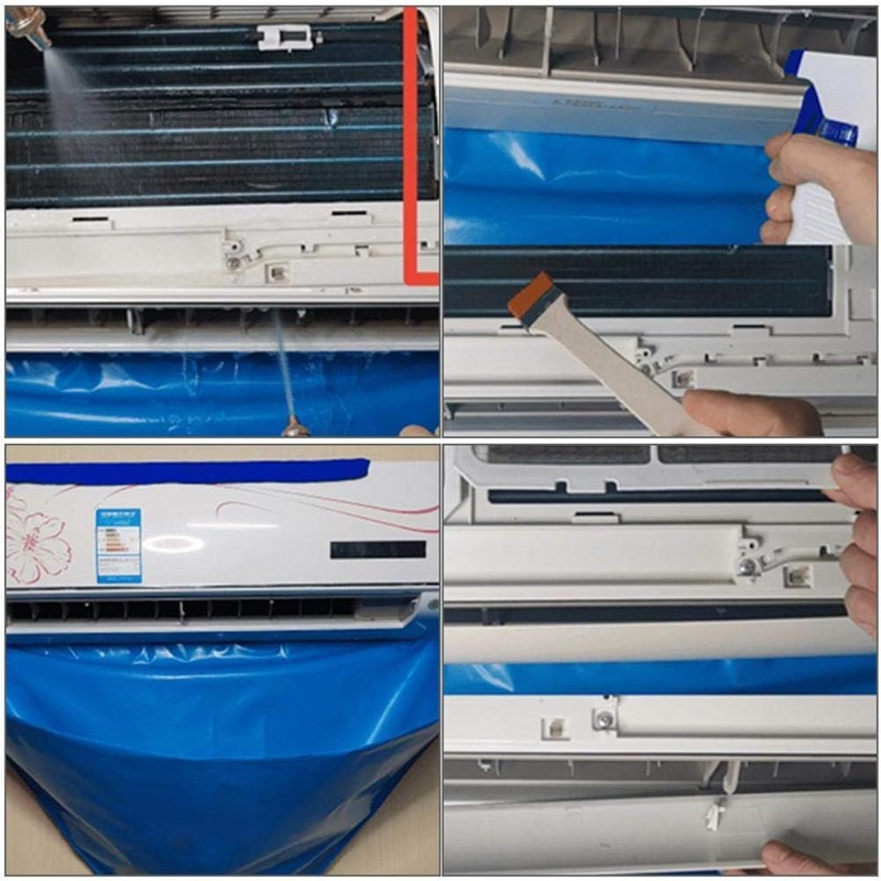 Fashionapple Waterproof Air Conditioner Cleaning Bag with Drain and Plates
