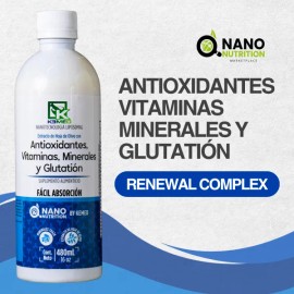 Suplemento Alimenticio Con Antioxidantes Nano Nutricion Naranja