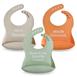 Denver James Silicone Feeding Bibs | Dishwasher Safe. Waterproof. Adjustable.