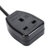 Power Plug Cable 30cm Y Shape IEC320 C6 Male to