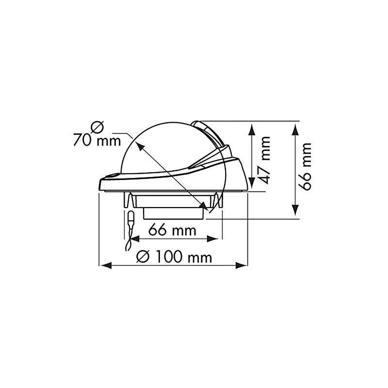Plastimo 63858 Unisex Adult Compass, White