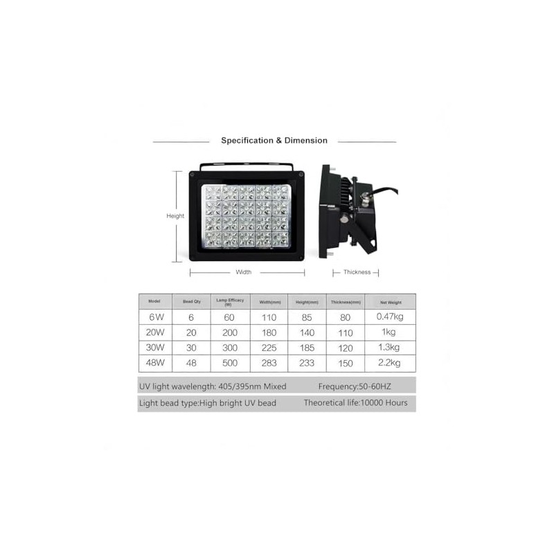 Impresora Resina 405 Luz Curado Efecto Placa Giratoria Solar Hoja
