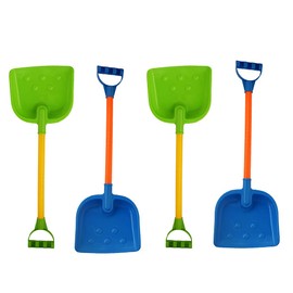 Set of 4 Kid's Snow Shovels - Measures 26.37" x 8.66" - Great for The Snow, The Beach, and Other Outdoor Activities! (4 Pack)