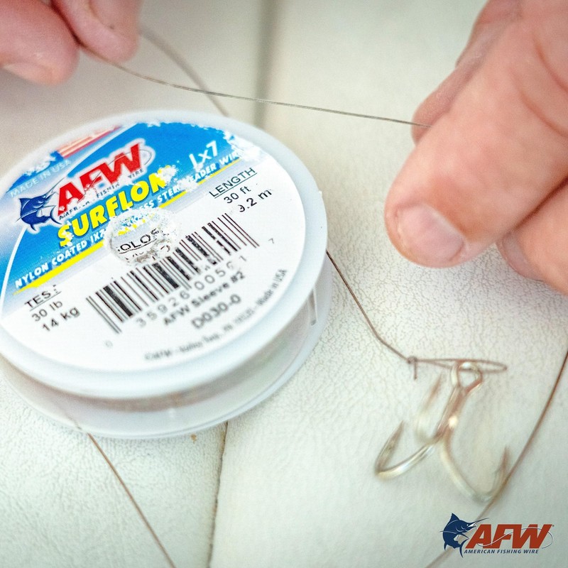 American Fishing Wire Surflon Nylon Coated 1x7 Stainless Steel Leader