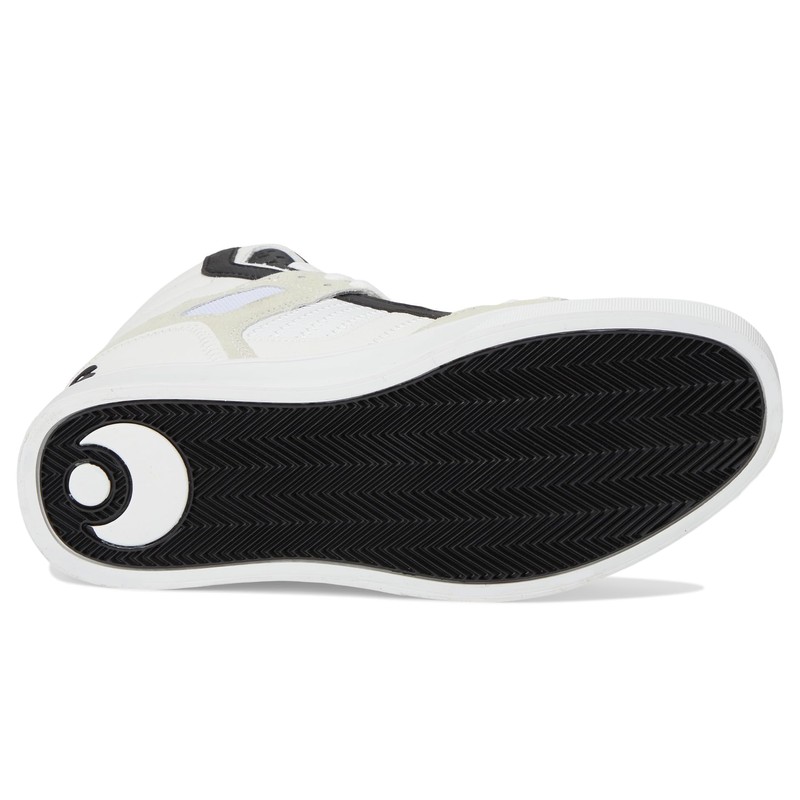 Osiris Men's Clone White/Black/White 12 Medium