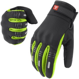 Oumurs Motorcycle Gloves for Unisex, Touchscreen Cycling Gloves for Outdoor Sports On-Road/Off-Road/Mountain Motorcycle Motorcross Motorbike Dirt Bike Bicycle Racing ATV UTV, Yellow, L