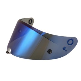 Motorcycle Helmet Visor for Rpha 70/Rpha 11/HJ-26, Motorcycle Wind Protection Helmet Lens Visor Full Face Helmet Visor, Motorcycle Helmet Accessories Replacement (Chrome Blue)