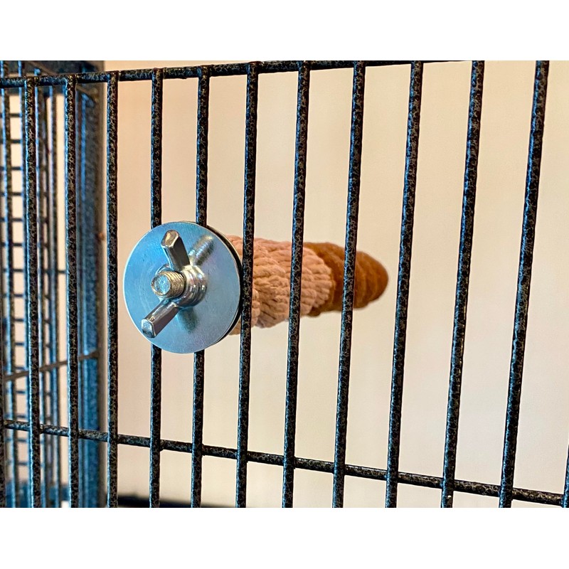 Polly's Sand-E-Rope Safety Bird Perch Toy-Trims Nails & Beak-Promotes Healthy