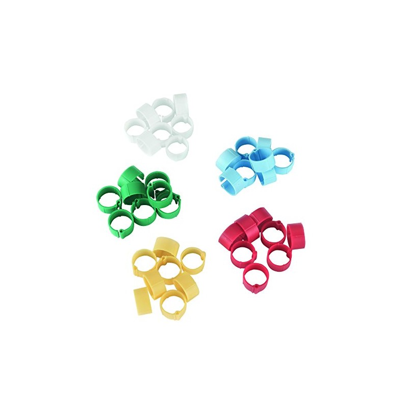 Kerbl Plastic Clips, 8 mm, 20 Pieces