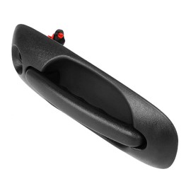 Auto Dynasty [Non Keyless Entry Model] Factory Style Front Door Pull Handle Compatible with Chrysler Town & Country Voyager Dodge Caravan (with Keyhole) 01-07, Passenger Right Side, Textured Black