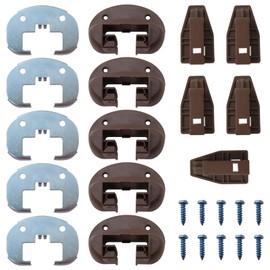 Gxcdizx Replacement Drawer Guide Model #168 for kenlin Rite-Trak II, 5 Sets of Metal Backing and Drawer Stops with Rollers, Fits for Commercial Slide Drawers from Vaughan Bassett Legacy