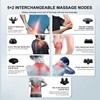 MEGAWISE Handheld Back Massager | Deep Tissue Percussion Massage for