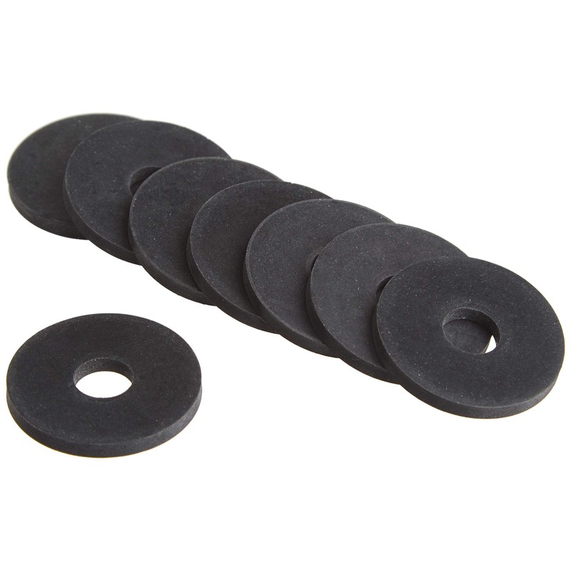 Hard-to-Find Fastener 014973211851 211851 Rubber Washer, 3/8 x 1-1/4", Black,