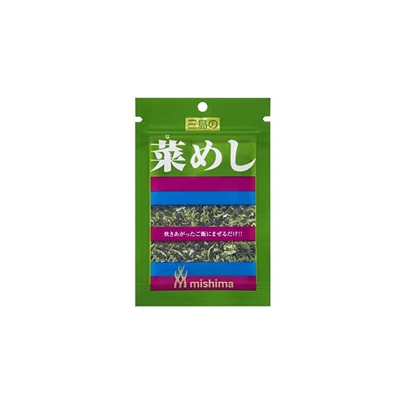 "Nameshi" Seasoning to Mix with Rice, Greens Flavor 0.6oz 3pcs