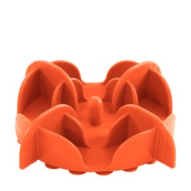 Jaoul Dog Bowl Slow Feeder Large Breed, X-Large 7 Inch Cuttable Slow Feeder Bowl Insert for Small Medium Large Size Dog Bowls (Large, Orange)