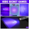 Tegeme 8 Pcs Black Light Markers Set 4 Invisible Ink