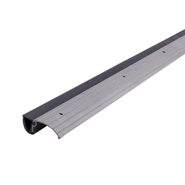 M-D Building Products 08904 1-3/4 in. x 1/2 in. x 36 in. Silver Aluminum and Vinyl Mini Low-Profile Outswing Door Threshold