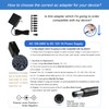 12V 1A Power Supply, AC 100-240V to DC 12V Adapter