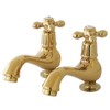 Kingston Brass KS1102AX Heritage Classic Basin Faucet Cross Handle, Polished