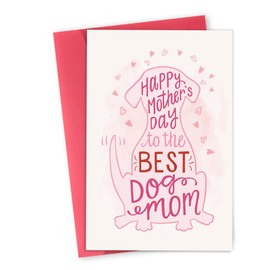 Londue Dog Mom Mother's Day Gifts, Best Gifts for Dog Mom, Funny Mothers Day Card from Dog
