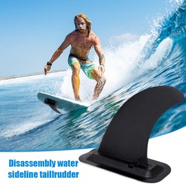 Riisoyu Sup Fin, Removable Universal Surfboard Fin with 2 Accessories, 9 Inch Removable Centre Fin Safe Reinforced Surfboard Fins for Stand Up Paddle Board Longboard Surfboard