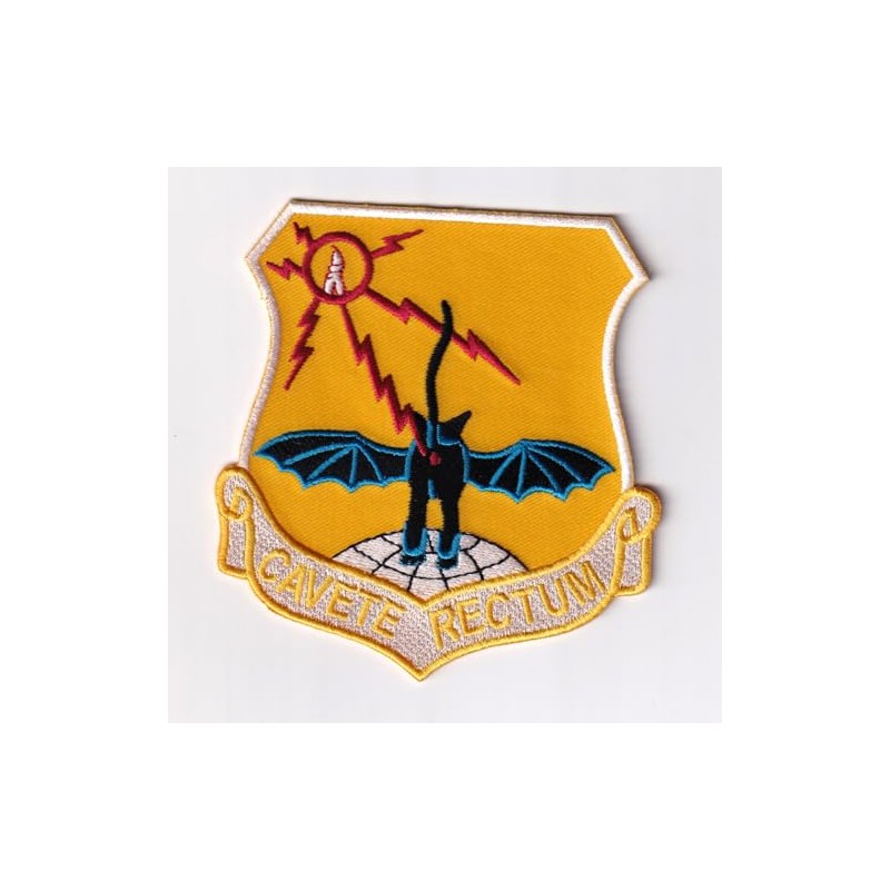 553rd Recon Wing, Cavete Rectum, Korat RTAFB Patch, 4 inch,