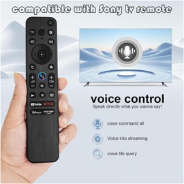 Newest RMF-TX800U Voice Remote Replacement for Sony TV Remote, Remote Compatible with Sony Bravia All 2022 4K 8K HD TV XR KD Series with 4 Popular Shortcut Buttons
