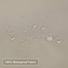 CAROMIO Hotel Quality 100% Waterproof Fabric Shower Curtain or Liner