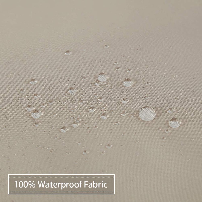 CAROMIO Hotel Quality 100% Waterproof Fabric Shower Curtain or Liner