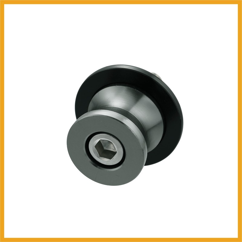 Partuto 2pcs 8mm Motorcycle Rear Stand Swing Arm Spool Sliders