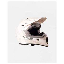 Tobe Mantle Helmet (Gloss Flow White/Gray - Small)