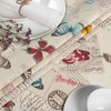 Fabric Tablecloth Washable Table Linen Tablecloth Cotton Polyester Butterflies Oval