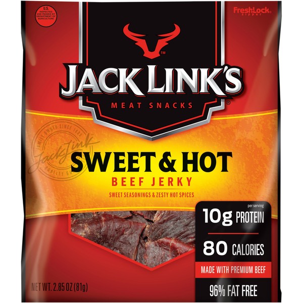 Jack Link’s Beef Jerky, Sweet & Hot Flavor, 2.85 oz.