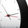 K&L Wall Art Silent Wall Clock Kitchen Black White Durable