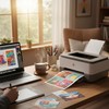VZCPYTPM Printable Postcards 4.25" x 5.5",200 Blank Post Cards for