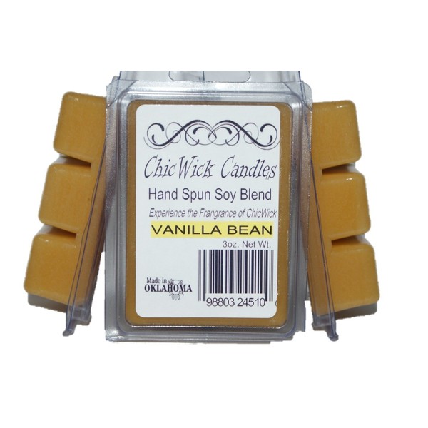 ChicWick Candles 3Pack Vanilla Bean Soy Blend Wax Melts 9oz
