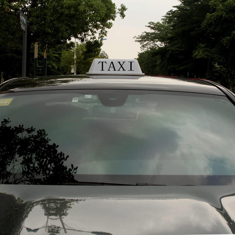 ABUKALIXIN DC12V LED TAXI Sign Cab Roof Top Car Super